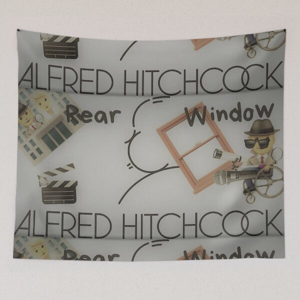Item preview, Alfred Hitchcock Art Prints designed and sold by SoulArtSara.