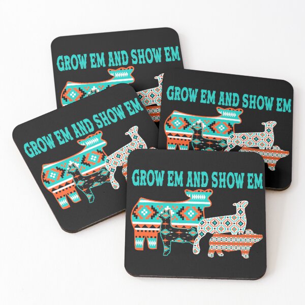 Item preview, Livestock Showing - Cute Grow Em And Show Em Aztec Design designed and sold by handsoftime2020.