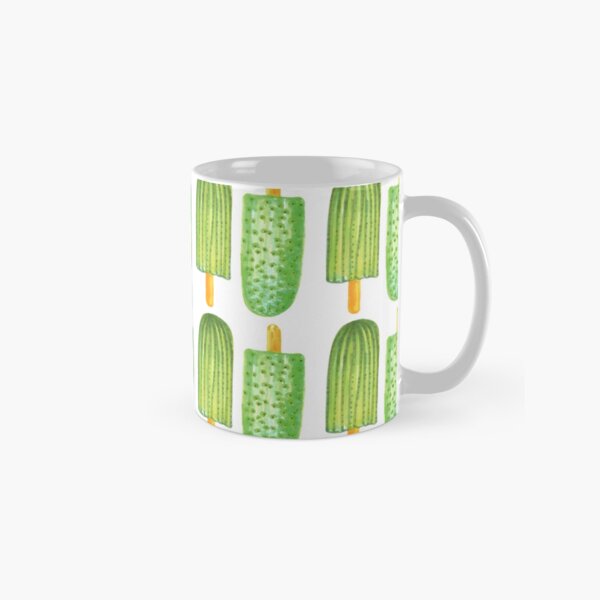 Cactus Popsicles Pattern #redbubble #decor #buyart Classic Mug