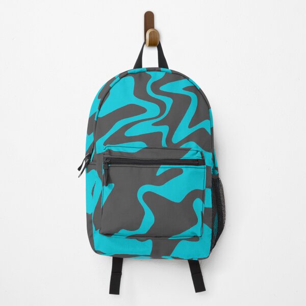 Item preview, Gray & Turquoise Liquid Swirl designed and sold by rainestore.