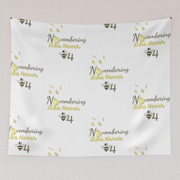 Item preview, Novembering Like Never Before Bee Winking designed and sold by IvaRenee.