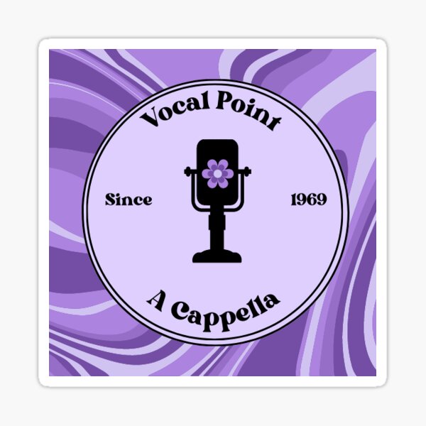 Vocal Point Retro Sticker v.2 Sticker