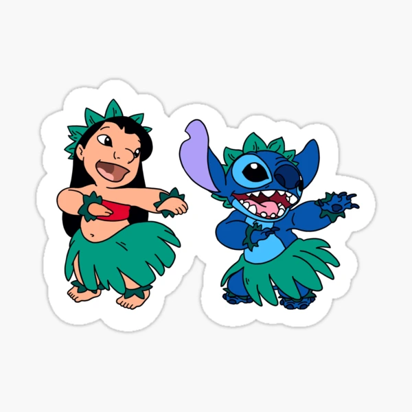 lilo and stitch Sticker for Sale by Joslyn Rinnels