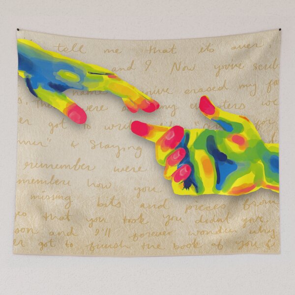 Item preview, Heat map hands, reaching out, subtle pride designed and sold by tristinrose.