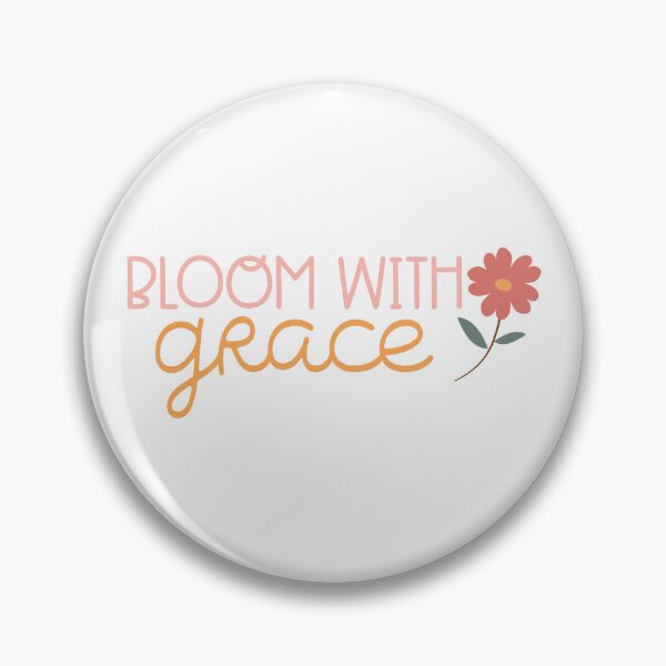 Item preview, Bloom with Grace Floral Colorful Block Design designed and sold by redbubbleart18.