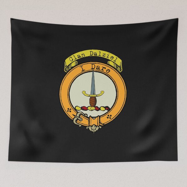 Item preview, Clan Dalziel Scottish Clan Surname crest designed and sold by BagTown Clans.