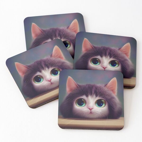 Item preview, Cute Cat Art Print  designed and sold by NEWCUTIE.