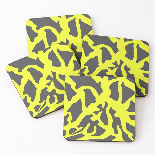 Item preview, Gray & Yellow Liquid Swirl designed and sold by rainestore.