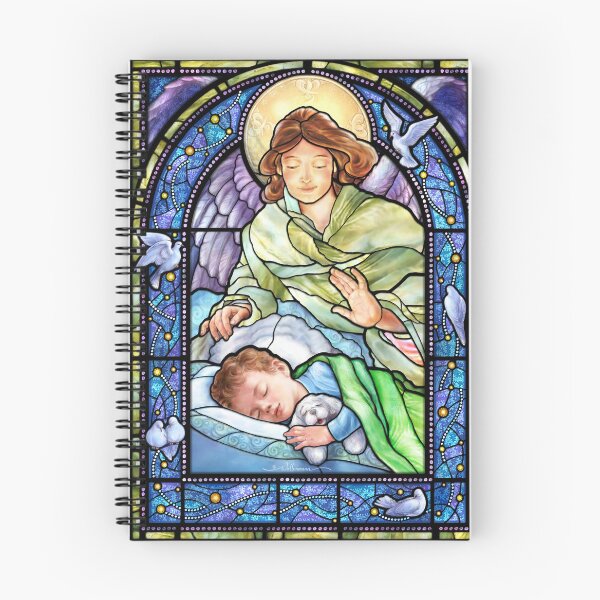 Item preview, Guardian Angel with Sleeping Boy designed and sold by Halcyon-Studio.