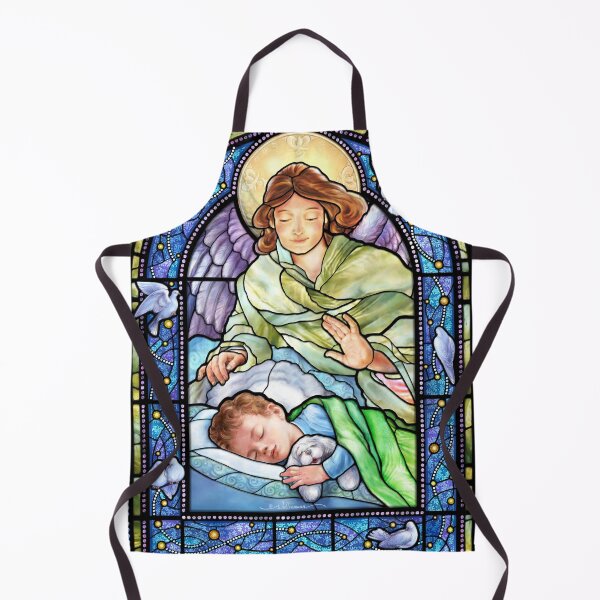 Item preview, Ángel de la guarda con niño durmiendo designed and sold by Halcyon-Studio.