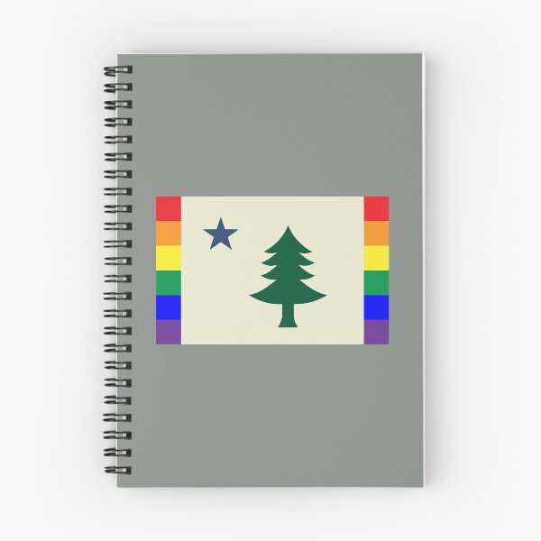 Item preview, Maine 1901 Rainbow Flag designed and sold by hermitenvy.