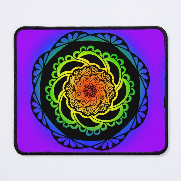 Item preview, Rainbow mandala designed and sold by QuirkynCute.
