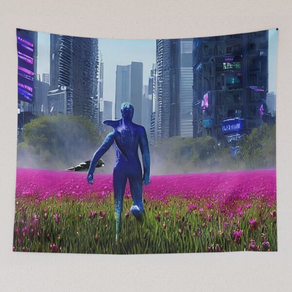 Item preview, Alien flowerfield #2 designed and sold by Mitrodoros.