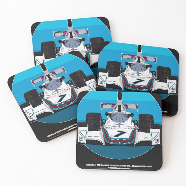 Item preview, Formula 1 Brabham BT44B, Carlos Reutemann, Carlos Pace 1975 Minimalist Car Design designed and sold by Cristindges.