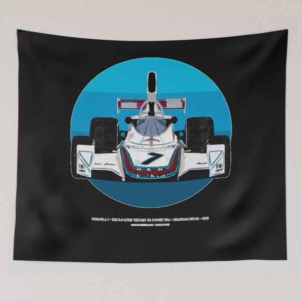 Item preview, Formula 1 Brabham BT44B, Carlos Reutemann, Carlos Pace 1975 Minimalist Car Design designed and sold by Cristindges.