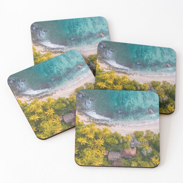 Item preview, Aerial View of Beach in Sri Lanka - Tropical Landscape Photos designed and sold by Ellodee.