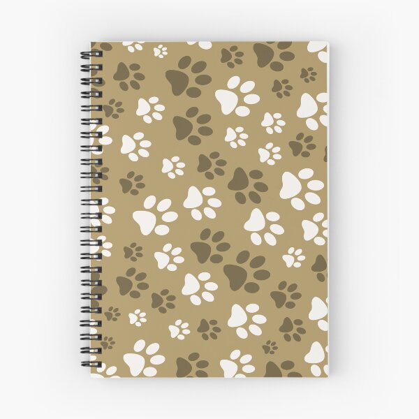 Item preview, Paw Prints Pattern - Brown and White Paw Prints designed and sold by gjsart.