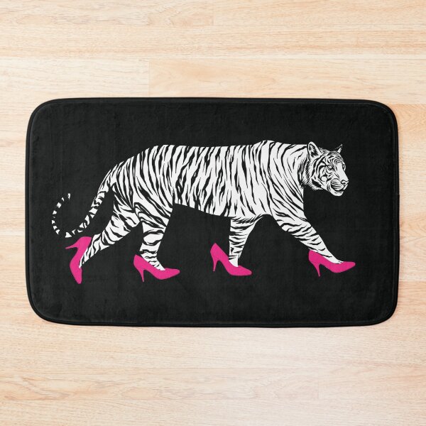 Aperçu de l'œuvre Tigre en talons hauts roses créée et vendue par popanato.