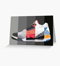 Jordan 3 Greeting Card