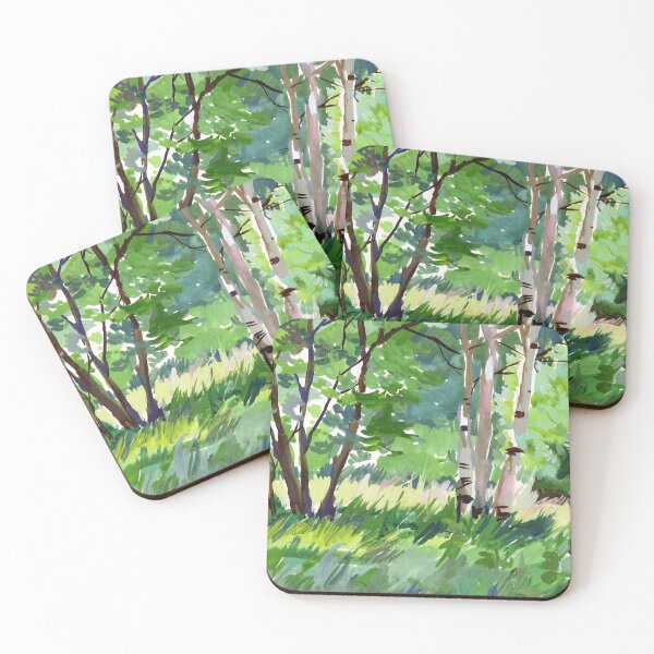 Item preview, Forest Landscape. Summer. Birches. designed and sold by NorroenDyrd.