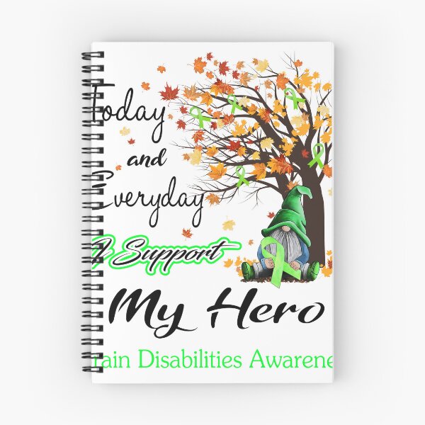 Item preview, Brain Disabilities Awareness - Today and Everyday i support My Hero designed and sold by Aaron309.
