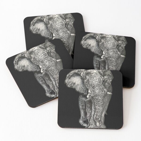 Item preview, Elephant in Graphite designed and sold by Marla Kurzec.
