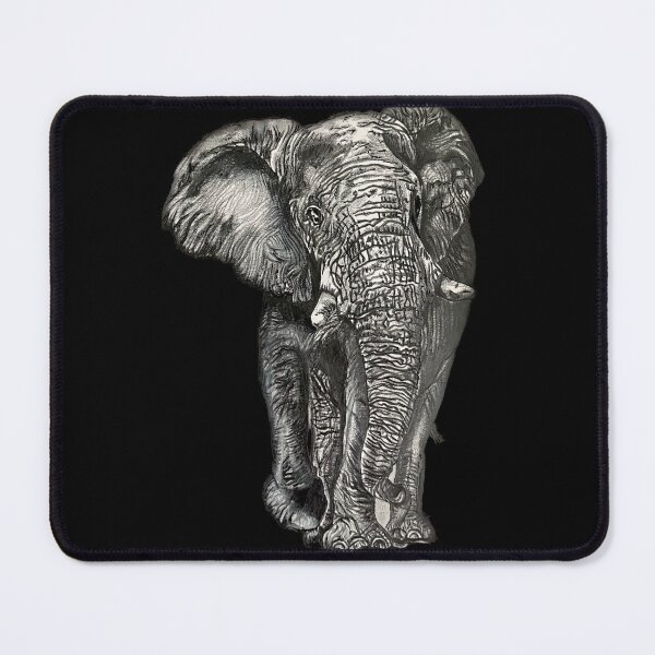 Item preview, Elephant in Graphite designed and sold by Marla Kurzec.