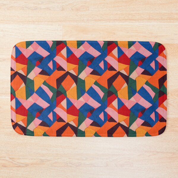 Item preview, Colorful Patchwork Shapes designed and sold by BuraxisDesigns.