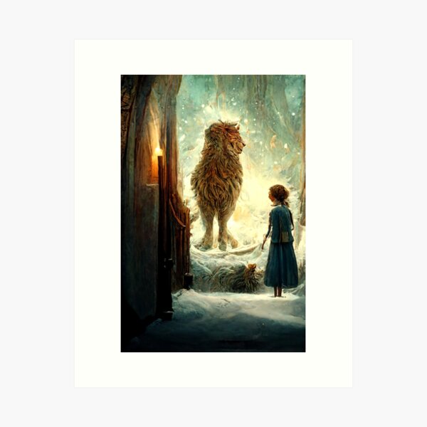 Narnia - Aslan Art Print for Sale by kixbaxrelax