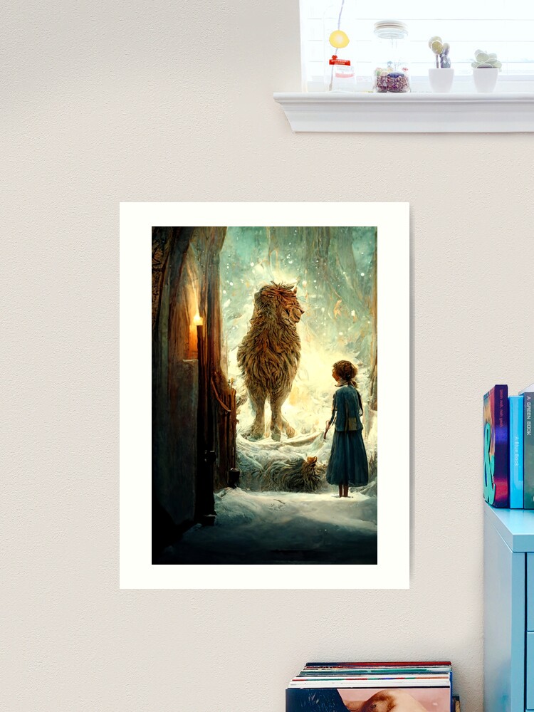 Aslan and Lucy, an art canvas by Cyel - INPRNT