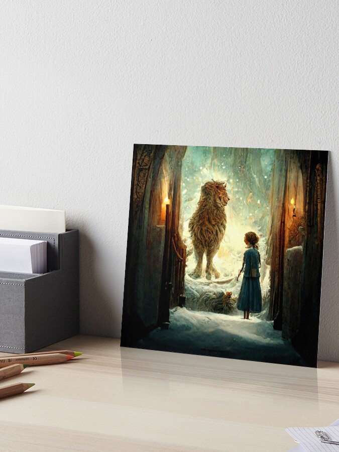 Aslan and Lucy, an art canvas by Cyel - INPRNT