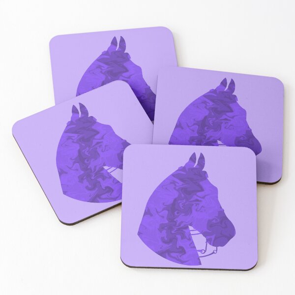 Item preview, Purple Saddlebred Portrait designed and sold by theaadesigns.