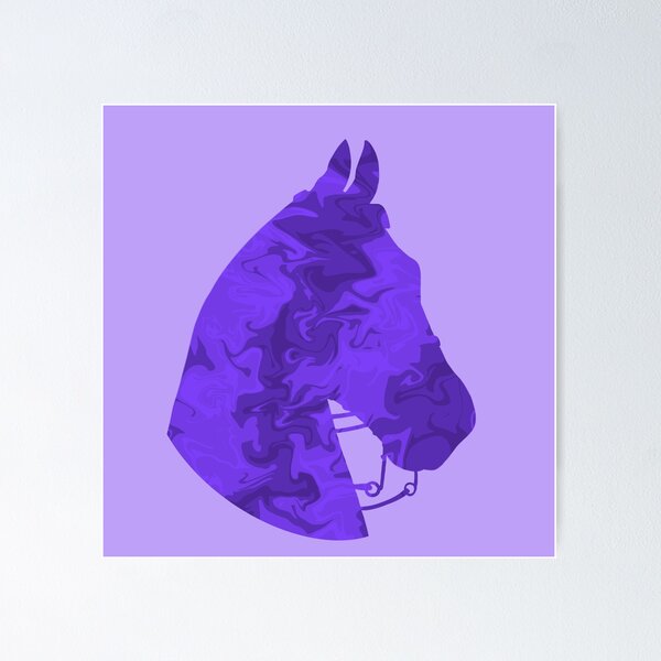 Item preview, Purple Saddlebred Portrait designed and sold by theaadesigns.