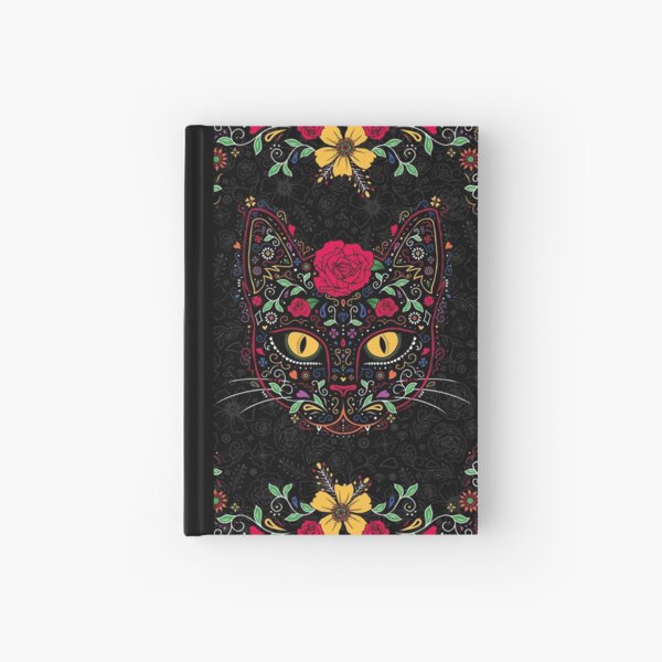 Item preview, Day of the Dead Kitty Cat Sugar Skull designed and sold by Dina June.