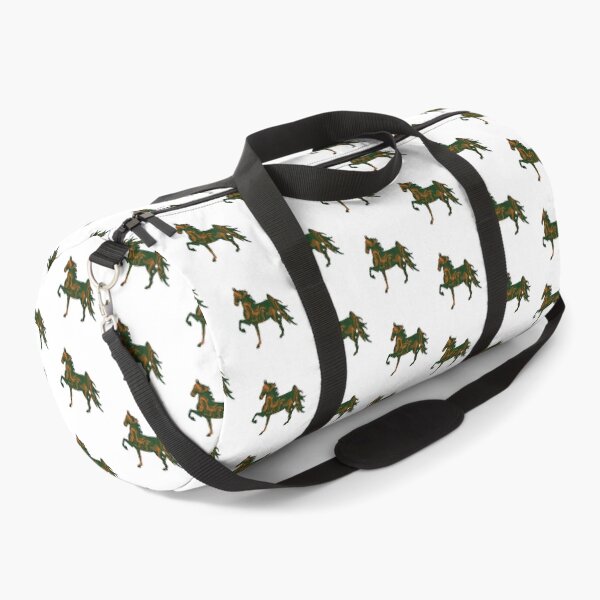 Item preview, Swirly Saddlebred Trotting Green and Orange designed and sold by theaadesigns.