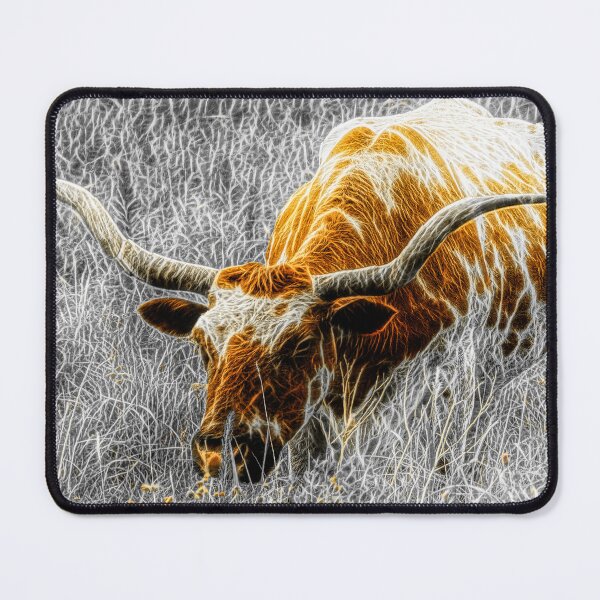 Item preview, "Here`s The Beef",...Long horn steer(cow) designed and sold by JohnDSmith.
