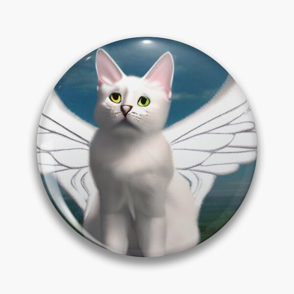Item preview, Angelic White Cat designed and sold by wroznak.