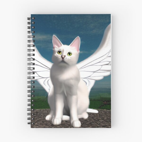 Item preview, Angelic White Cat designed and sold by wroznak.