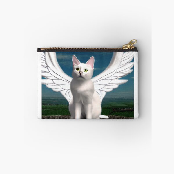 Item preview, Angelic White Cat designed and sold by wroznak.