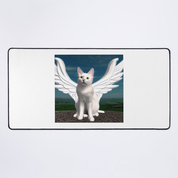 Item preview, Angelic White Cat designed and sold by wroznak.