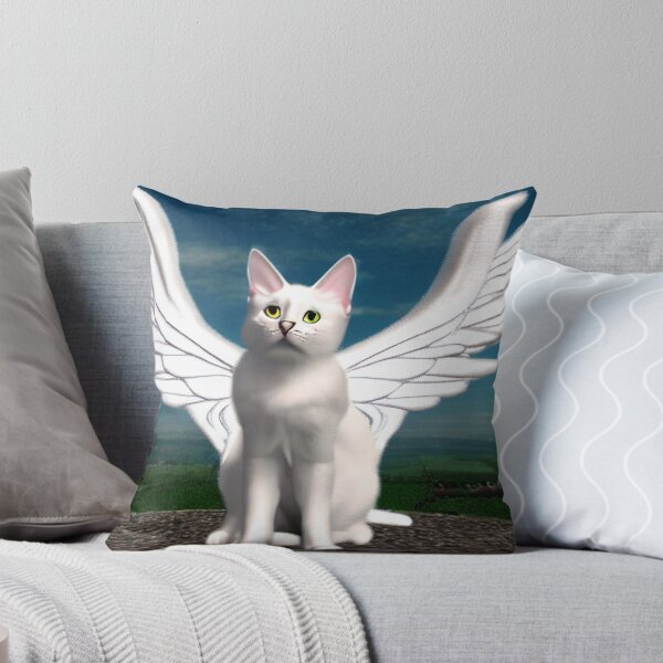 Item preview, Angelic White Cat designed and sold by wroznak.