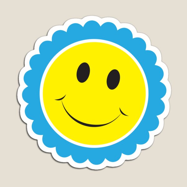 Smiley Face - Simple Happy Face Design Magnet