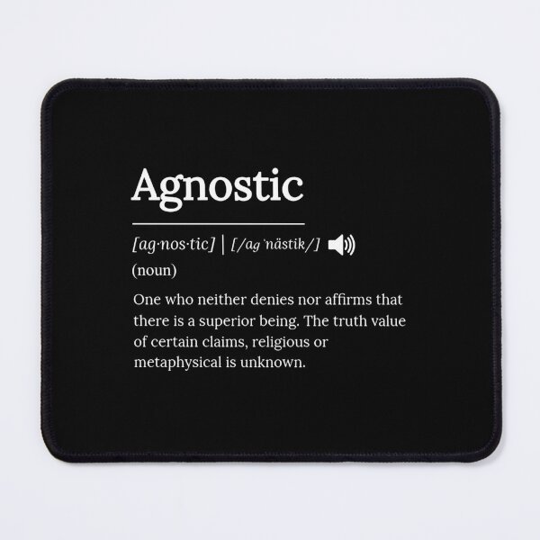 Item preview, Agnostic Definition Theism Religion Meaning Quote designed and sold by MrEddie10.