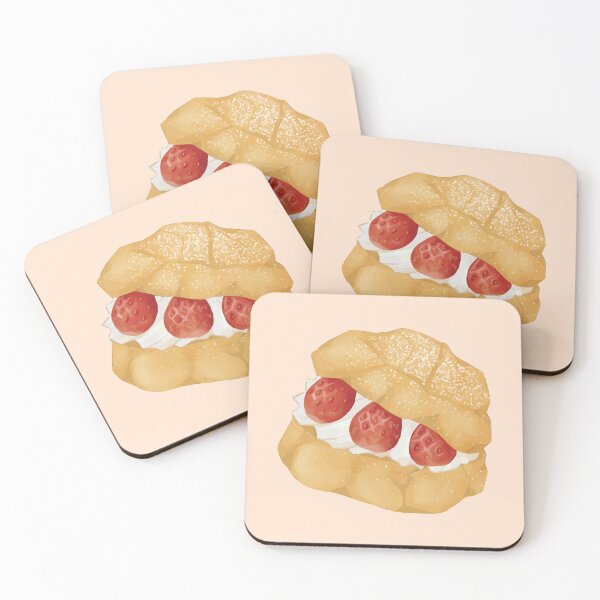 Item preview, Japan Cream Puff Pastry -strawberry designed and sold by Julia2Julia.