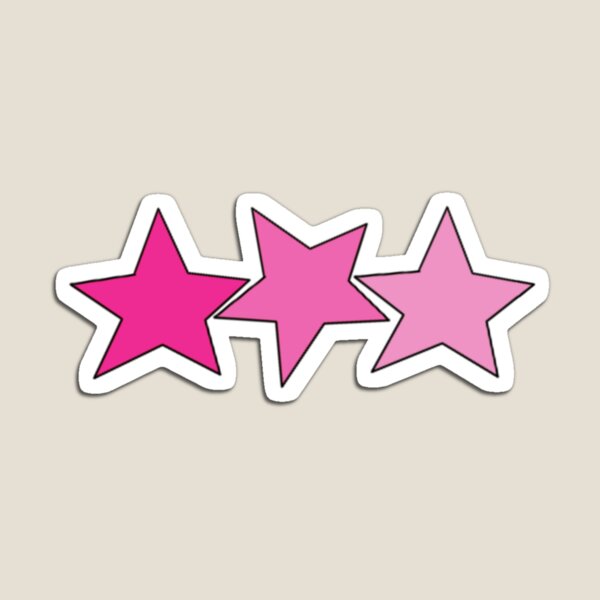 Item preview, Pink gradient stars sticker designed and sold by Em26-.