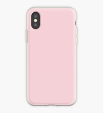 fashion romantic cotton candy pastel blush pink iPhone Case