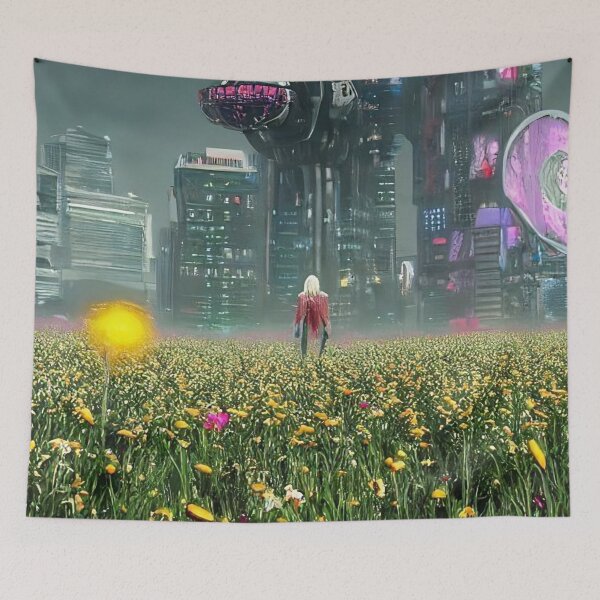 Item preview, Alien flowerfield #7 designed and sold by Mitrodoros.