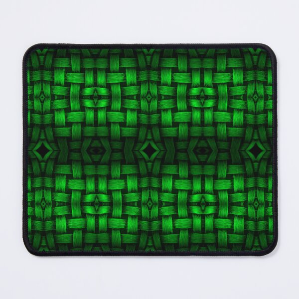 Item preview, Woven Pattern from a Pumpkin Carving - Green Version designed and sold by Moti Black.