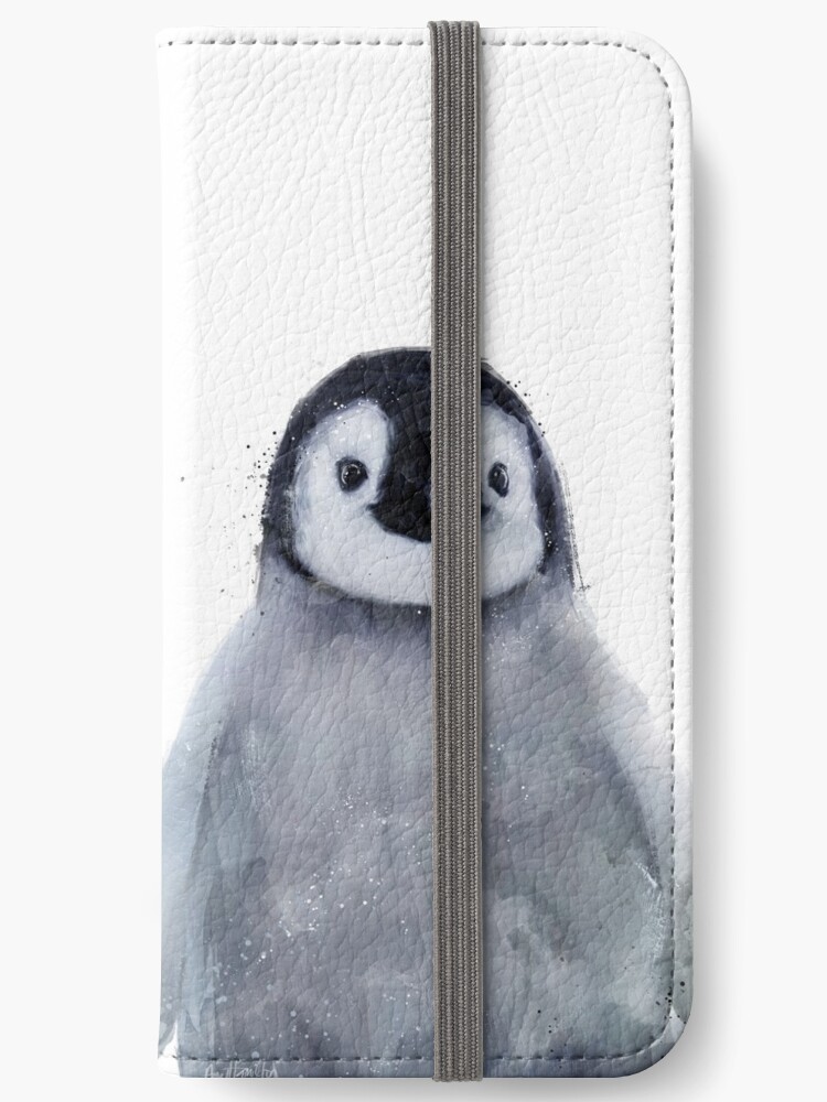 Kleiner Pinguin Iphone Flip Case Von Amyhamilton Redbubble