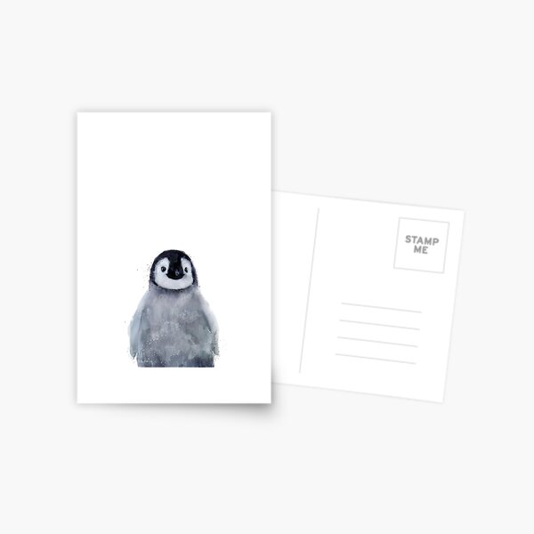 11028 Kaiser Penguin Postcard Animal Postcard Penguins Antarctic Funny Greeting Card for Collectors and Children